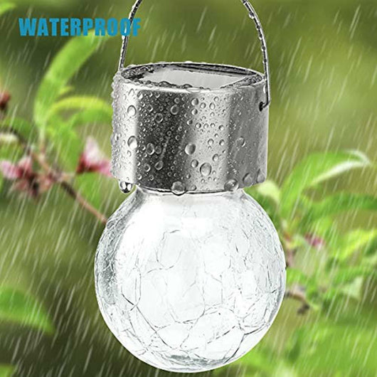 Lámpara Solar de Cristal Crack Ball - Iluminación Decorativa Exterior - Image 23