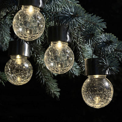 Lámpara Solar de Cristal Crack Ball - Iluminación Decorativa Exterior - Image 17