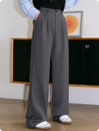 Pantalones Casuales Otoñales para Mujer con Corte Holgado y Caída Elegante - Image 12