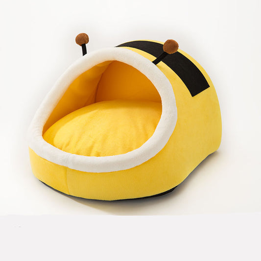 Cama Térmica para Mascotas Otoño-Invierno con Felpa Gruesa
