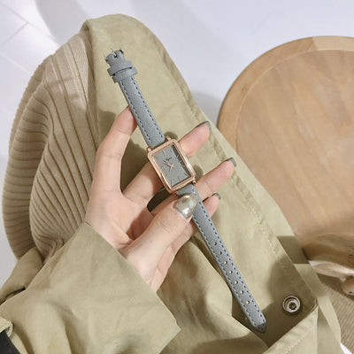 Reloj Cuadrado Retro Mori con Encaje para Mujer - Image 25
