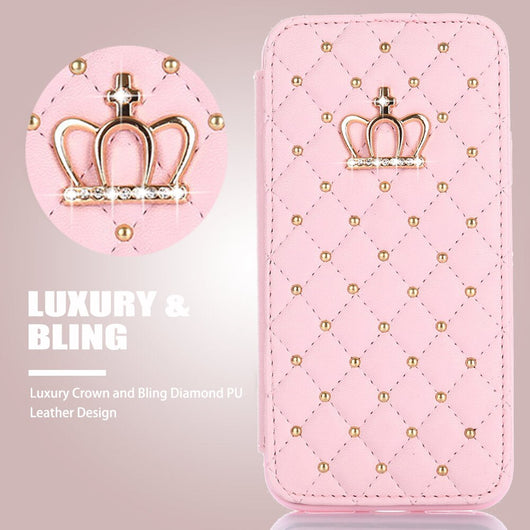 Funda de Cuero Crown Card para Samsung - Protección Premium con Cartera - Image 3