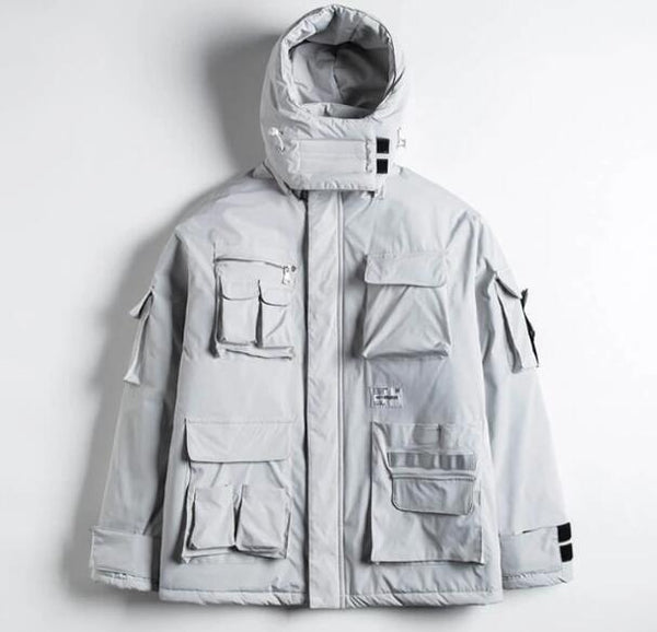 Abrigo Hoodie Multipocket Corte Holgado Wilbur