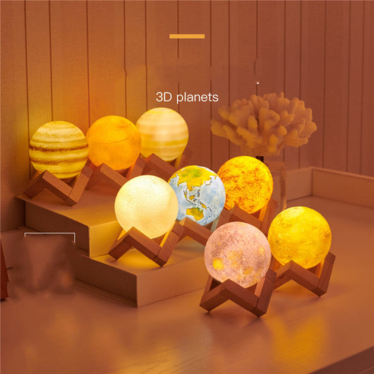 Lámpara Nocturna de los Ocho Planetas - Image 2