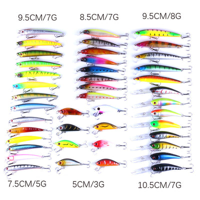 Set Completo de Pesca Portátil 43 Piezas con Cebo Plástico - Image 4