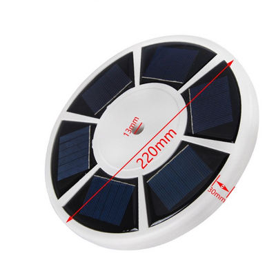 Lámpara Solar para Asta de Bandera con 26 LED - Luz de Campamento Portátil - Image 11