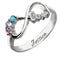 Sterling Silver Infinity Ring Jewelry Personalized Name Custom Ring White Gold size10