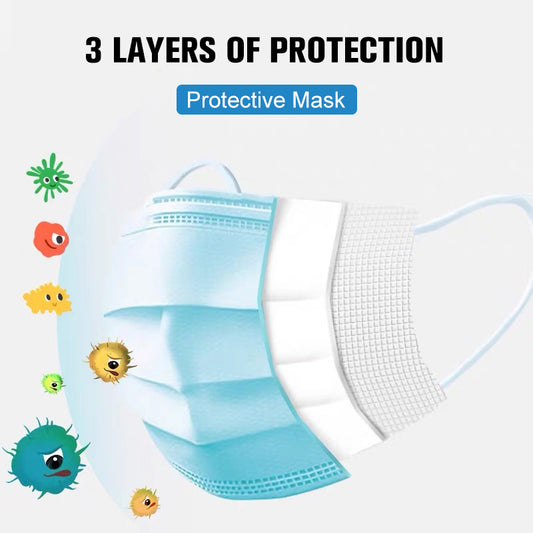 Mascarilla Quirúrgica Desechable 3 Capas con Protección Antiviral - Image 2