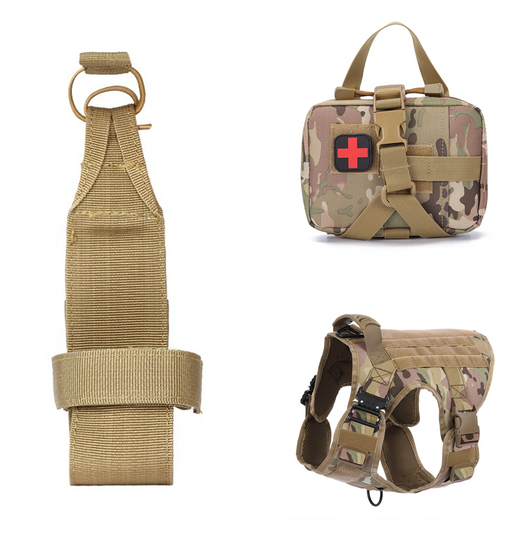 Chaleco Táctico para Perros con Desmontaje Rápido - Ropa de Entrenamiento - Image 36