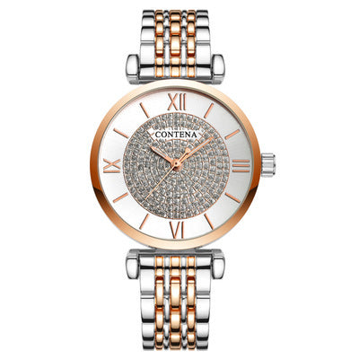 Reloj de Pulsera Elegante con Diamantes y Cierre Pequeño - Image 12