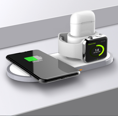 Cargador Inalámbrico 3 en 1 para Teléfono, Reloj y Auriculares - Image 8