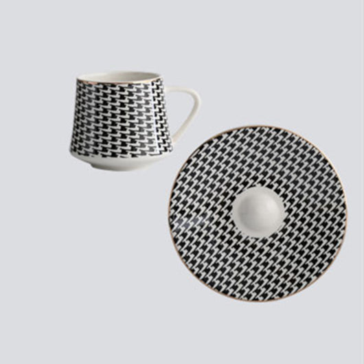 Juego de Taza y Plato de Cerámica Turca para Café - Image 4
