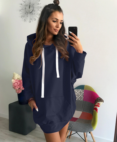 Sudadera con Capucha Suelta y Manga Larga - Colección Otoño Invierno - Image 5