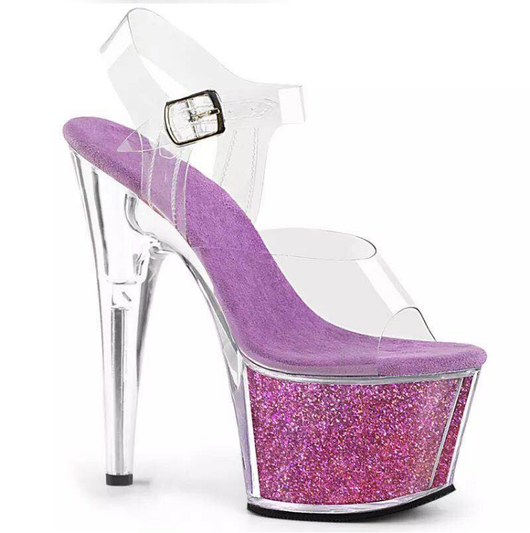 Tacones Altos para Pole Dance 17cm con Plataforma Impermeable - Sandalias de Lujo para Nightclub - Image 4