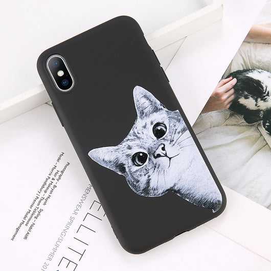 Funda para celular con diseño adorable de gatos, perros y peces - Image 14