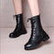 Botas Británicas de Caña Gruesa con Suela Reforzada