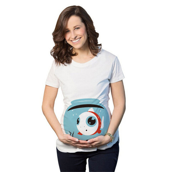 Maternidad con Estilo: Playera de Huellitas Divertidas