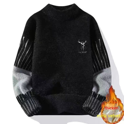 Suéter de Visón para Hombre - Abrigo Térmico Trendy - Image 15