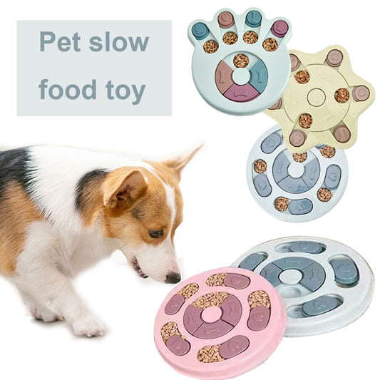 Juguete Puzzle Interactivo con Dispensador de Alimento Lento para Perros