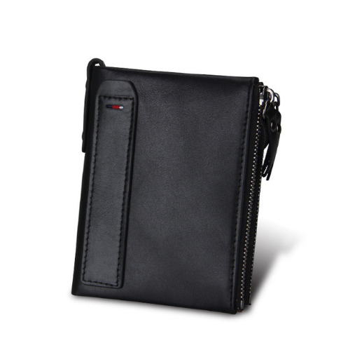 Cartera Corta para Hombre en Cuero Anti-Robo con Protección RFID - Image 10