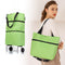Carrito de Compras Plegable con Ruedas y Bolsas Reutilizables