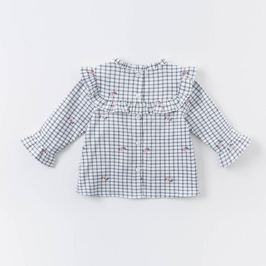 Camisa de Cuadros 100% Algodón para Bebé - Image 3