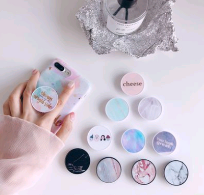 Soporte Universal para Celular con Anillo Decorativo - Diseño Kawaii