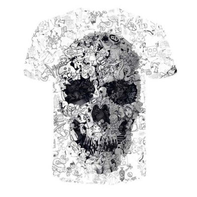 Playera Estampada 3D Cuello Redondo Verano Hombre Diseño Divertido - Image 4