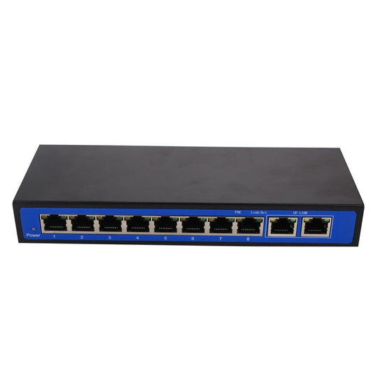 Switch POE 10 Puertos 100M con Inyector 48V para Puntos de Acceso Inalámbricos - Image 2