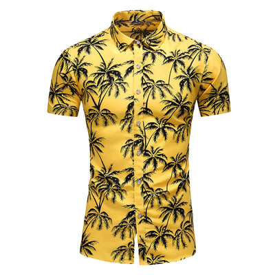 Camisa Estampada Slim Fit de Manga Corta para Hombre - Image 5