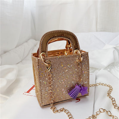 Bolso Infantil con Lentejuelas Brillantes para el Hombro - Image 11