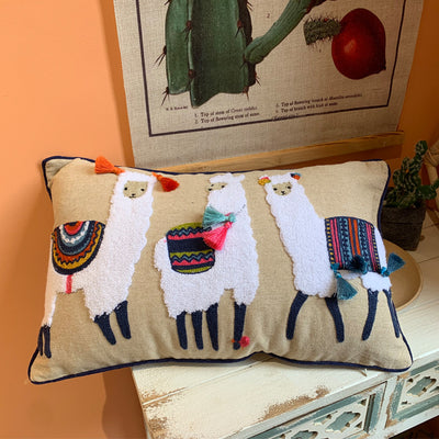 Funda de Cojín para Sofá en Algodón y Lino - Image 3
