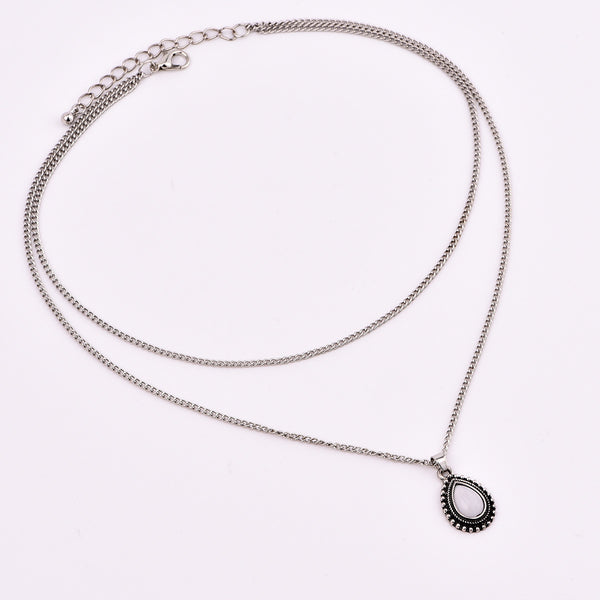 Collar de Gota de Agua con Piedra Personalidad - Moda Europea y Americana - Image 4