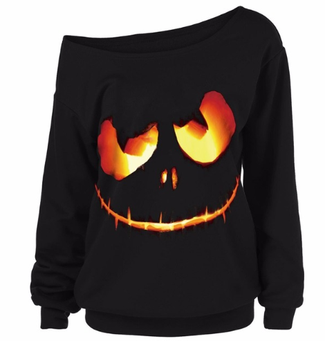 Suéter Estampado de Calabaza