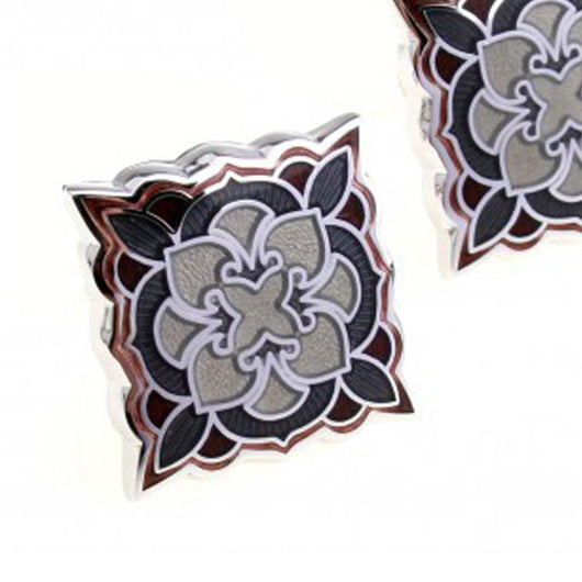 Gemelos Elegantes Gris con Patrón Versátil - Image 3