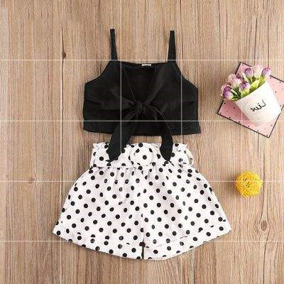 Conjunto Crop Top y Shorts con Lunares - Image 6