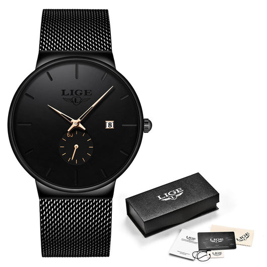 Reloj Deportivo de Malla Metálica con Movimiento de Cuarzo - Image 7