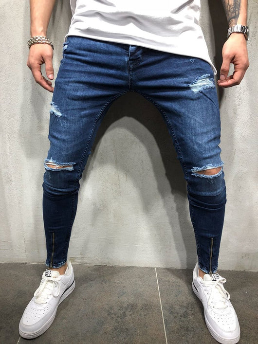 Pantalones Vaqueros Rotos para Hombre - Image 4