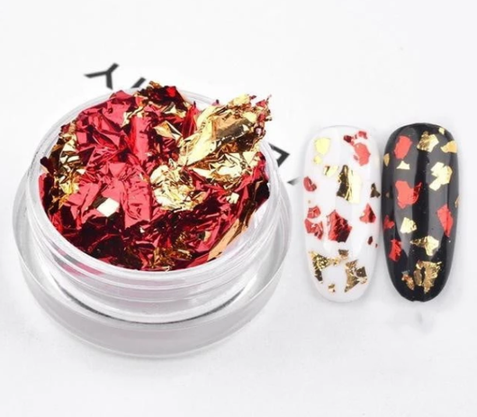 Joyería de Uñas con Lámina Metálica - Fragmentos Decorativos - Image 7