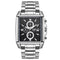 Reloj de Acero Inoxidable con Correa Cuadrada para Hombre