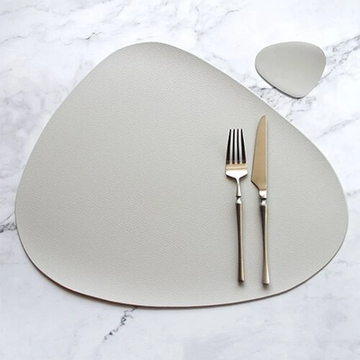 Mantel Individual Aislante de Cuero PU - Posavasos Antideslizante para Cocina - Image 24