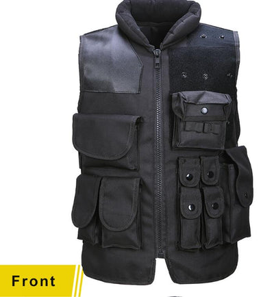 Chaleco Táctico Militar Negro para Hombre - Caza y Operaciones - Image 3