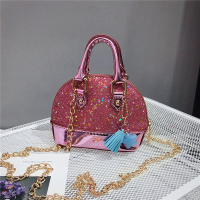 Bolso Mini Tipo Concha con Lentejuelas Brillantes - Image 12