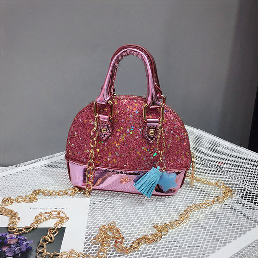 Bolso Mini Tipo Concha con Lentejuelas Brillantes - Image 12