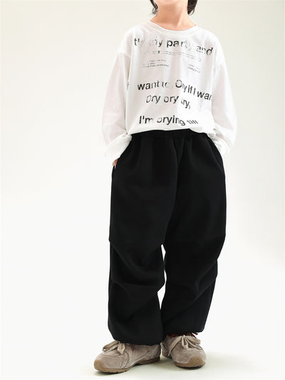 Pantalones Tejidos Forrados Cálidos para Niños - Diseño Versátil y Cómodo - Image 4