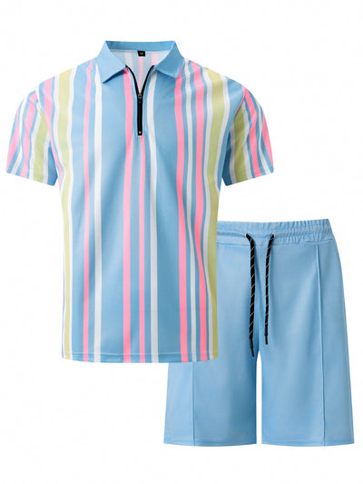 Conjunto Deportivo Hombre Pantalones Cortos y Camiseta Manga Corta - Image 34