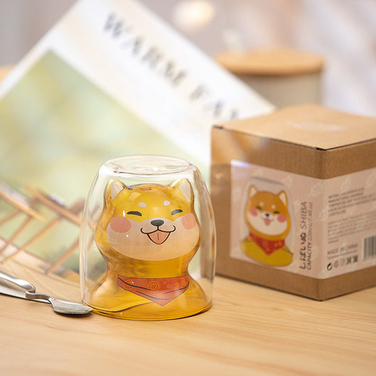 Vaso Térmico Doble Shiba Inu - Resistente al Calor - Image 8