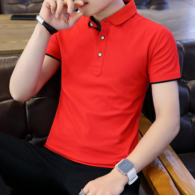 Polo Casual para Hombre con Cremallera y Parches - Cuello Vuelto Manga Corta Verano - Image 6