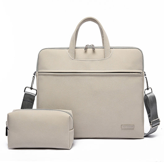 Maletín de Cuero PU para Laptop 13.3" a 15.6" - Bolsa Profesional Unisex con Correa - Image 10