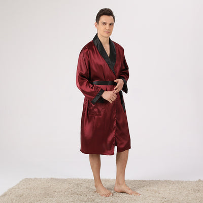 Pijama de Seda para Hombre - Conjunto Shorts y Camiseta - Image 10